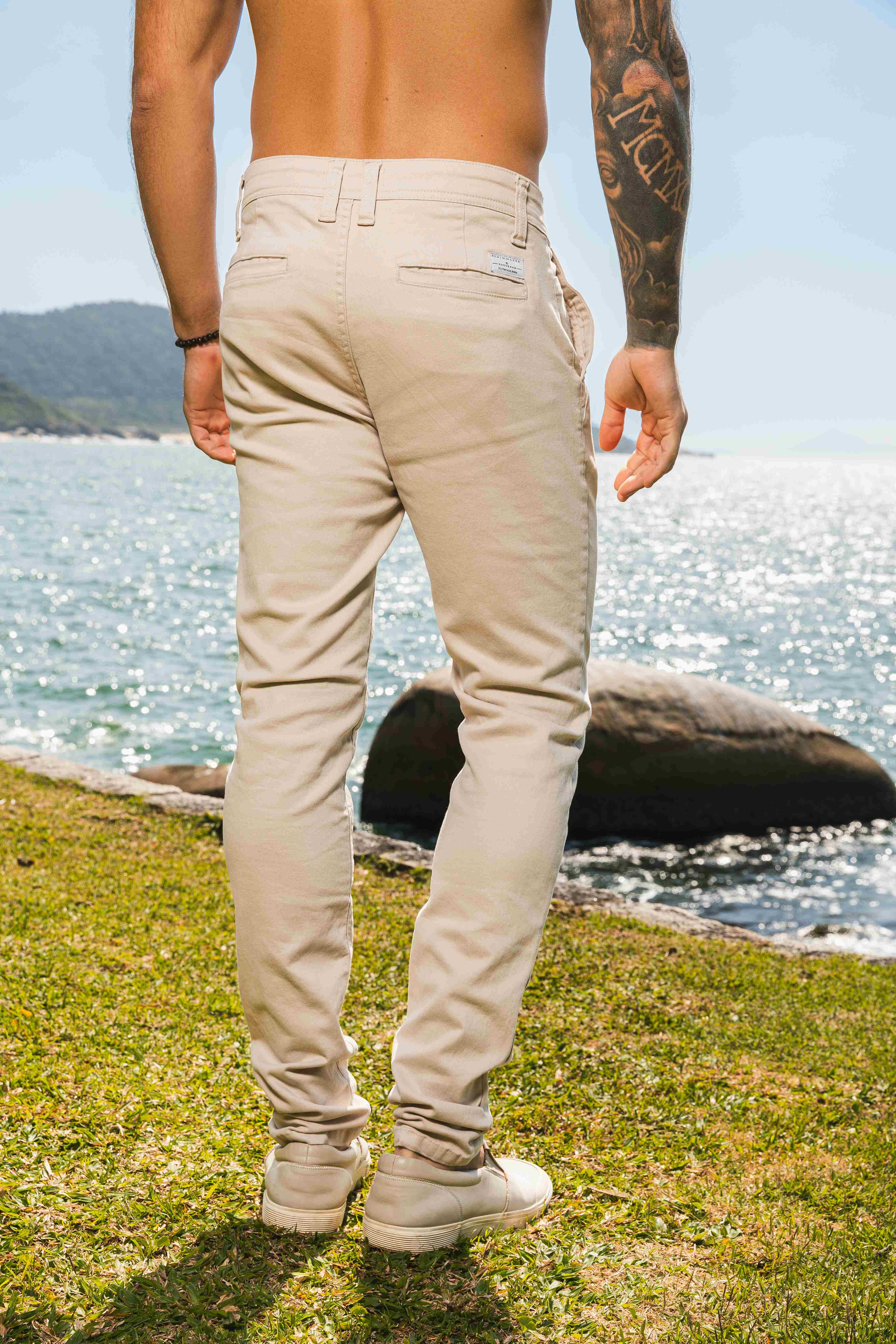 Sarja Moda Floratta EvangÃ©lica CalÃ§a Jeans Slim Masculina