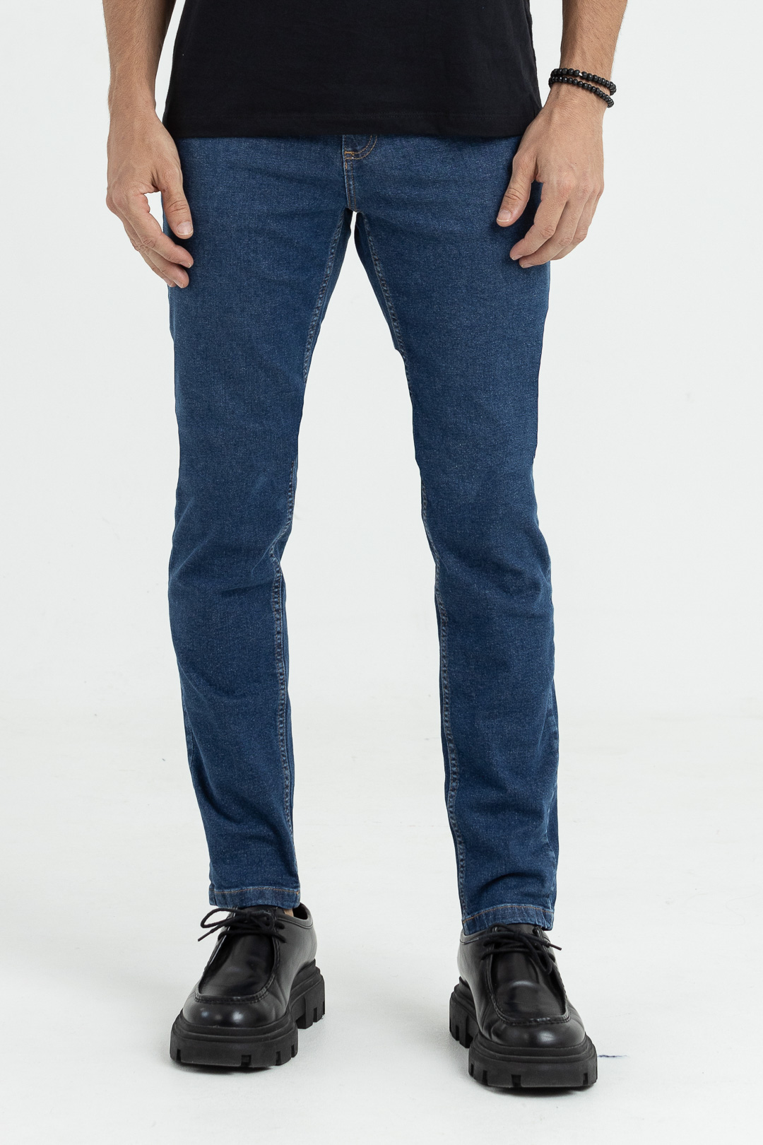 Calça Masculina Skinny Escura Básica Indigo Escuro ROCKSHAM