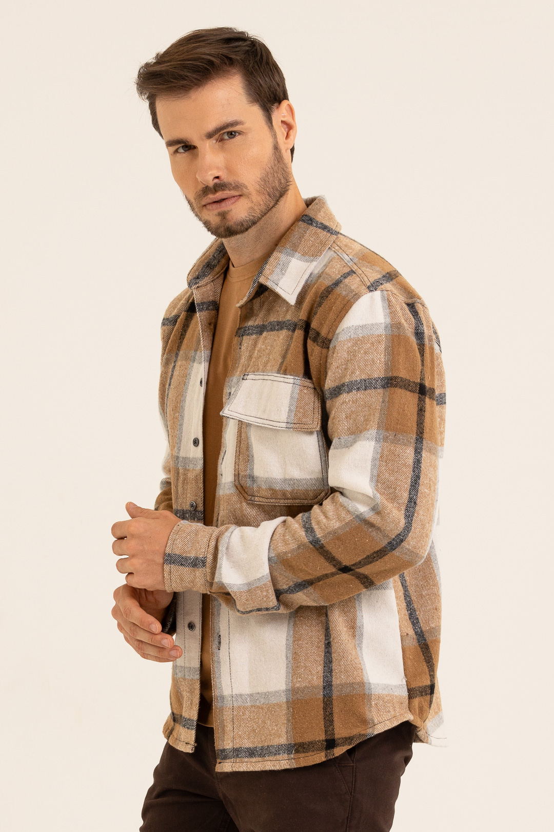 Blusa Xadrez Com CalÃ§a CalÃ§a Xadrez Flanela Masculina Camisa