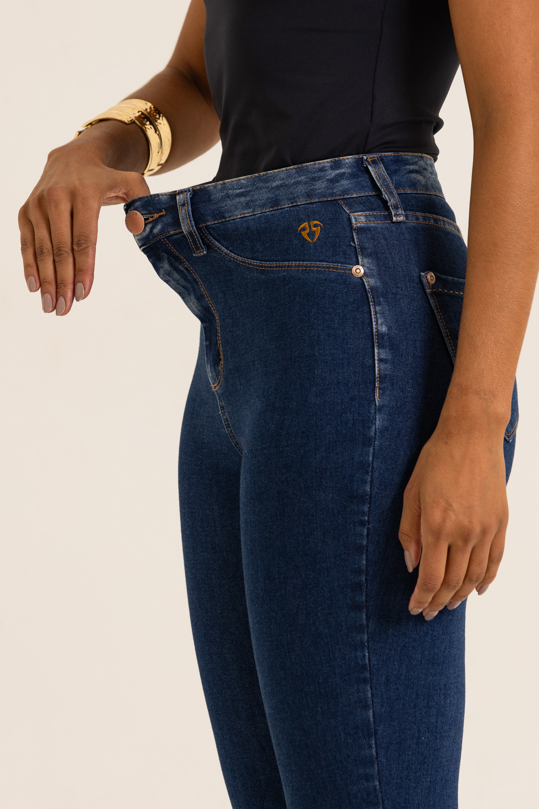 Calça Feminina Skinny Bi-Stretch Indigo Escuro ROCKSHAM